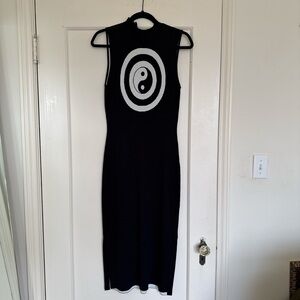 Staud Yin Yang Knitted Sweater Dress